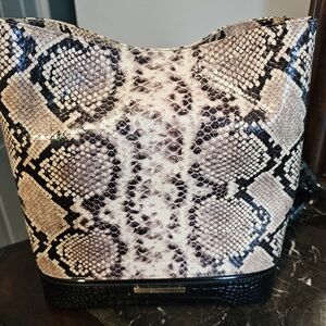 Snakeskin Patterned Women's Bag